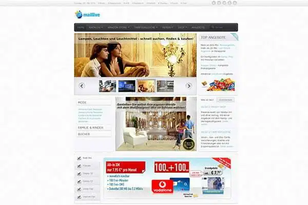 Webseite Maillive Vermittlungen