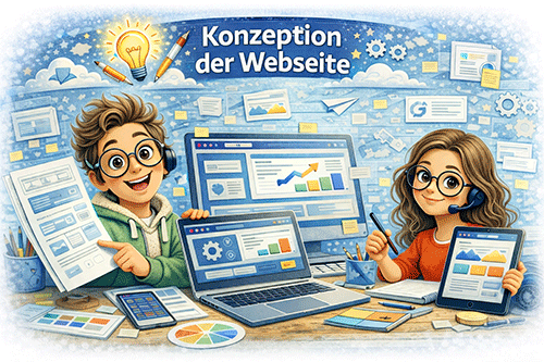 witalex konzeption der webseite